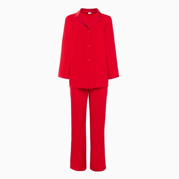 Костюм женский (жакет, брюки) MINAKU: Green trend цвет красный, размер 48