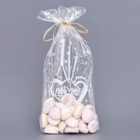 Пакет фасовочный БОПП, с донной складкой, "Две половинки" 20*35 см набор 50 шт