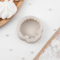 Молд Доляна &laquo;Ракушка&raquo;, силикон, d=6 см, цвет МИКС