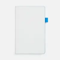 Ежедневник White Shall, недатированный, бело-голубой