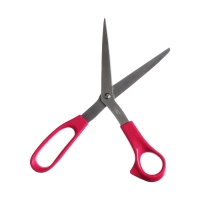 Ножницы канцелярские 21,5 см, ручки пластиковые, МИКС Ножницы канцелярские 21,5 см, ручки пластиковые, МИКС