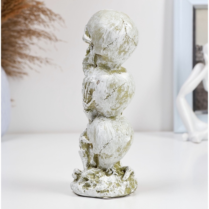 Фигура "Черепа пирамида" 6х6х17см