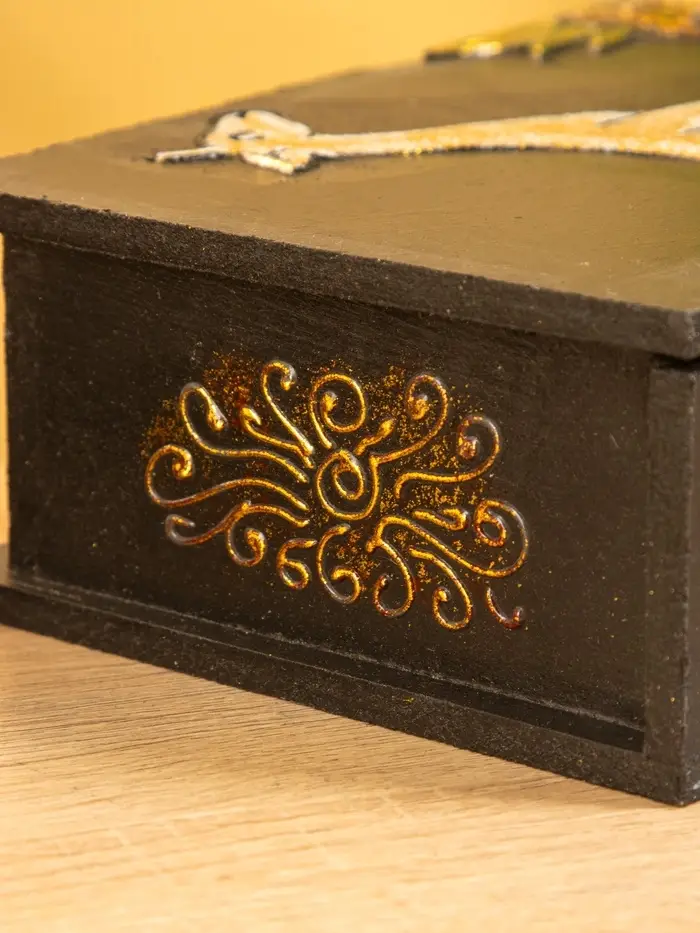 Шкатулка "Жираф" 19х15х7 см, МДФ