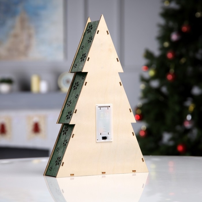 Светодиодная фигура «Щелкунчик» 20 × 30 × 5.5 см, дерево, батарейки AAAх2 (не в комплекте), свечение тёплое белое Светодиодная фигура «Щелкунчик» 20 × 30 × 5.5 см, дерево, батарейки AAAх2 (не в комплекте), свечение тёплое белое