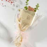 Букет из мыльных лепестков "Нежные цветы на подарок" красный 10х10х25,3 см