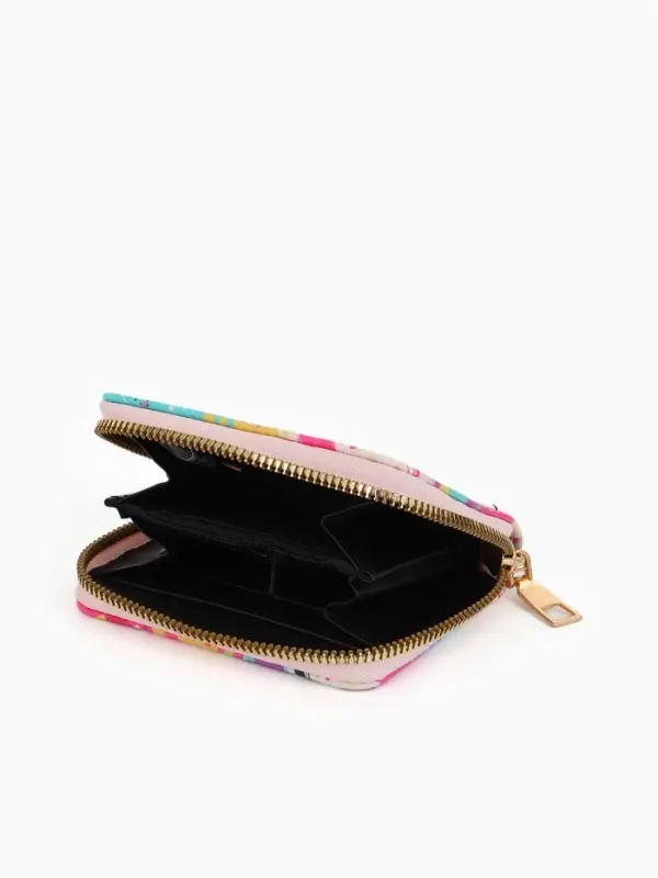 Кошелек дет 07-01-01 Июнь2546 кот, 8,5*2,5*10,5 см, 2 отд+отд/молн, д/карт, разноцветный