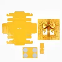 Коробка для конфет &laquo;Бант&raquo;, скретч-слой, 10.5х10.5х3.5 см