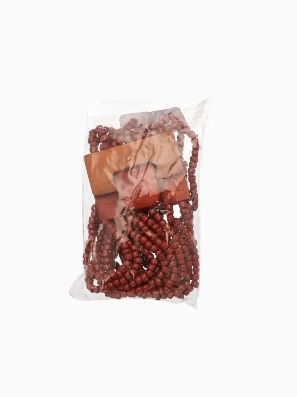 Браслет плетёный 20х5 см, цв. коричневый