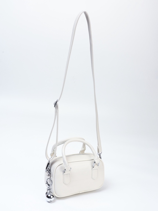 Сумка женская, 20*9*12, отд на молнии, длин ремень, белый Сумка женская, 20*9*12, отд на молнии, длин ремень, белый