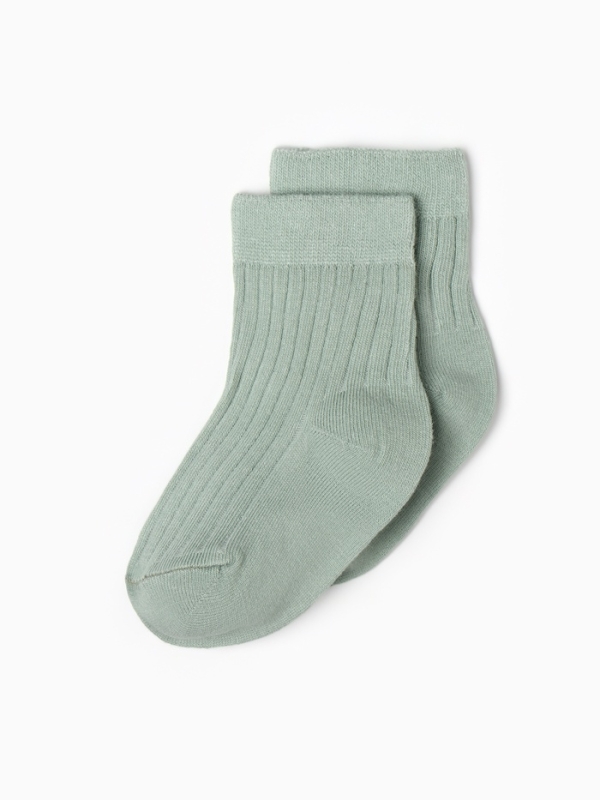 Набор носков Крошка Я BASIC LINE, 5 пар, 6-8 см, оливковый