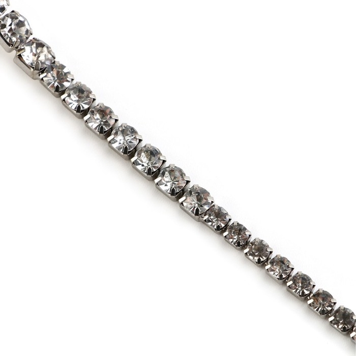 Заколка прядь со стразами новогодняя &laquo;Для самой волшебной&raquo;, на Новый год, 1,5 х 1,5 х 2 х 45 см