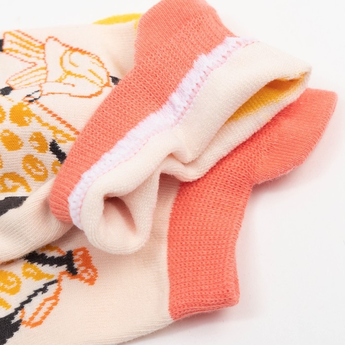 Носки женские MINAKU &laquo;Абстракция&raquo;, цвет розовый, размер 36-41 (23-27 см)