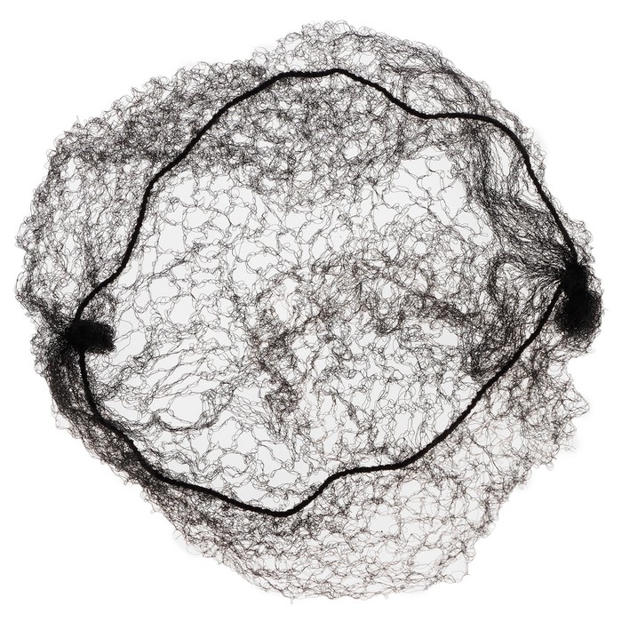 Сетка для волос Grace Dance, паутинка, 30 см, цвет чёрный Сетка для волос Grace Dance, паутинка, 30 см, цвет чёрный