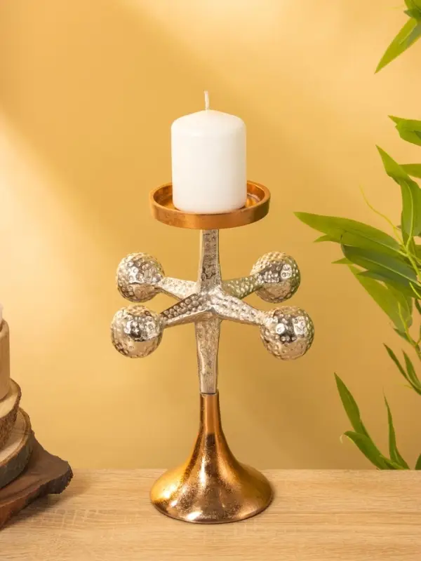 Подсвечник &laquo;Морская звезда&raquo;, 20.5&times;20.5&times;26 см, алюминий