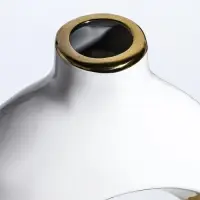 Ваза керамика настольная "Лари" (набор 2 шт) h=26х23, d=4 см, белый