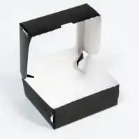 Контейнер на вынос, чёрный, 10&times;8&times;3.5 см