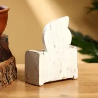 Календарь настольный &laquo;Ракушка&raquo;, 10&times;7&times;5.4 см, дерево, белый