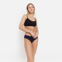 Трусы женские бразильяна, цвет синий, размер 46-48 (L)