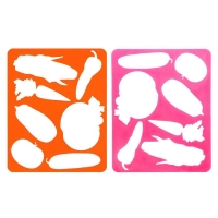 Трафарет для рисования "Овощи", европодвес, микс