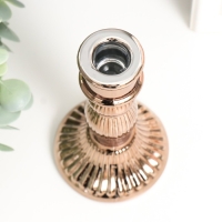 Подсвечник стекло на 1 свечу "Колонна с шарами" позолота 15,5х8,5х8,5 см 9616765 Подсвечник стекло на 1 свечу "Колонна с шарами" позолота 15,5х8,5х8,5 см 9616765