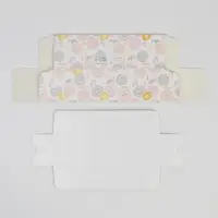 Коробка для макарун, кондитерская упаковка &laquo;Цветочки&raquo;, 5.5 х 18 х 5.5 см