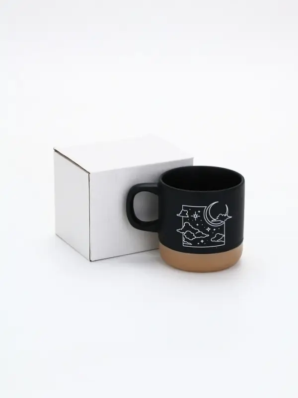 Кружка чайная керамическая &laquo;Звёздное небо&raquo;, 350 мл, ручная работа