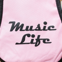 Чехол для укулеле сопрано Music Life, 20 х 8 х 57 см, розовый