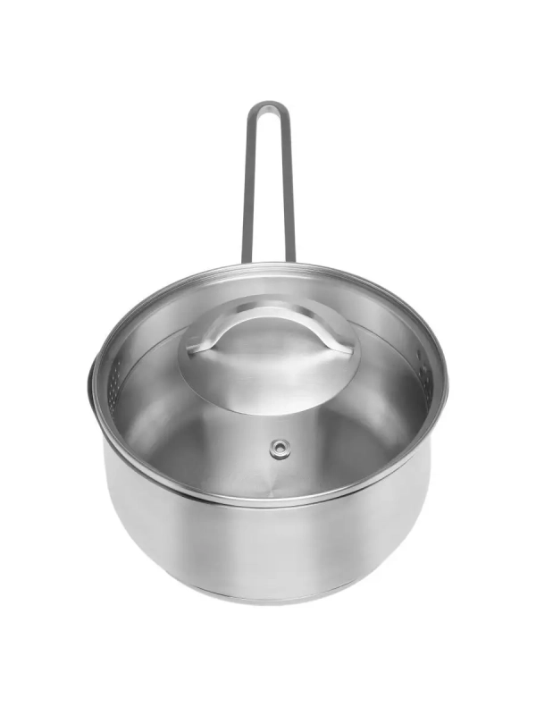 Ковш сотейник 1,5 л кухонный Solid-16SP с крышкой и носиком