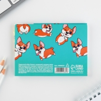 Подарочный набор блокнот-раскраска и восковые мелки &laquo;Корги&raquo;