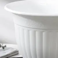 Горшок для цветов &laquo;Венеция&raquo;, 7 л, пластиковый, белый