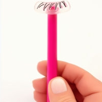 Набор д/макияжа трафареты нижних ресниц: 2 держ, 3 пары трафар, чернила пласт/короб QF