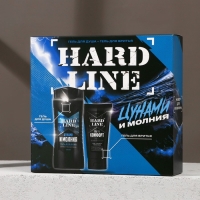 Подарочный набор косметики &laquo;Цунами и молния&raquo;, гель для душа 250 мл и гель для бритья 110 мл, HARD LINE