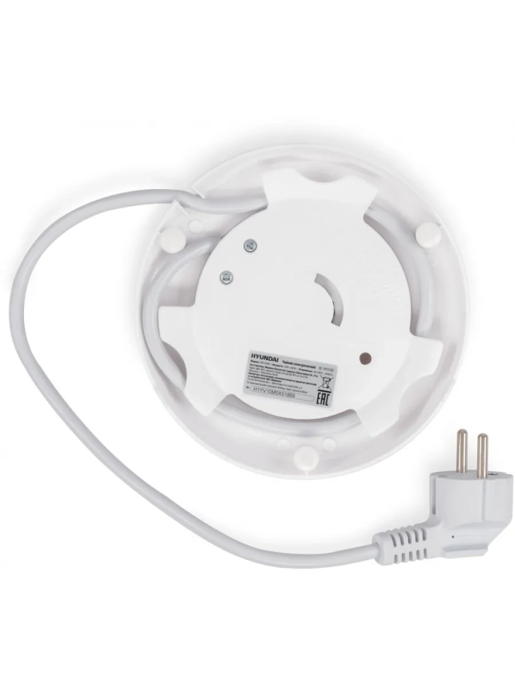 Чайник HYK-G2409 1.7л. 2200Вт белый серебристый