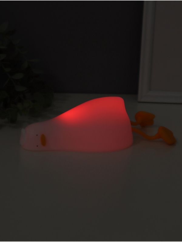 Ночник антистресс "Спящая утка" 2Вт LED RGB USB 10х10х21см