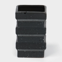 Набор для ванной "Геометрия" 2 предмета (дозатор для мыла, стакан)