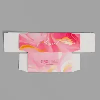 Коробка для макарун, кондитерская упаковка &laquo;Мрамор&raquo;, 12 х 5.5 х 5.5 см