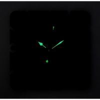 Часы настенные из металла "Минимализм", бесшумные, 37 х 37 см, светящиеся