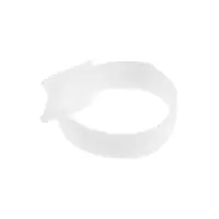 Стяжки-липучки для проводов 150&times;10&times;1.5 мм, ТУНДРА белая, 10 шт.