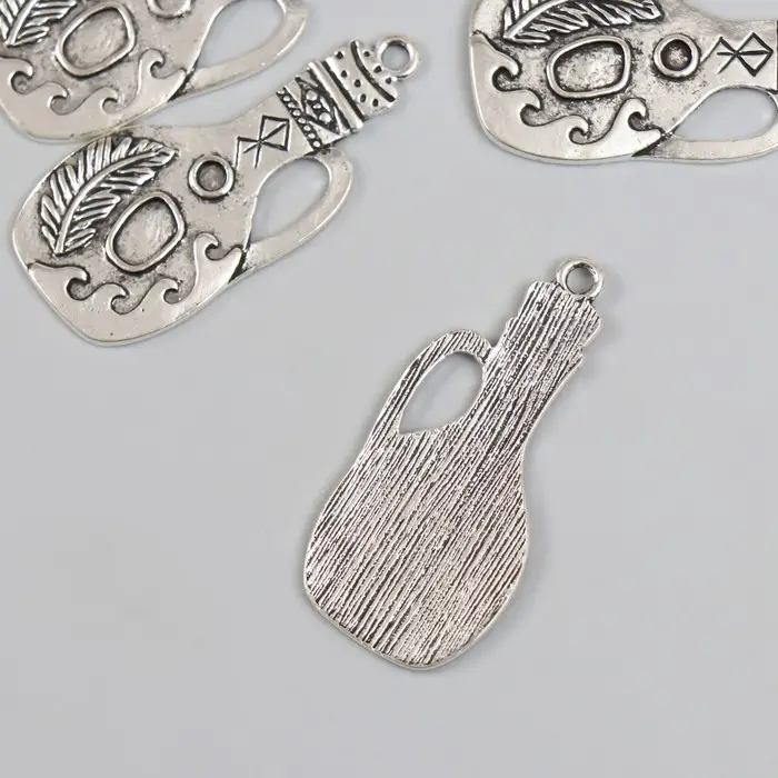 Металлический элемент, декоративная подвеска &laquo;Арт Узор. Восточный кувшин&raquo;, 4.2&times;2 см