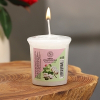Свеча ароматическая "Сlean cotton", чистый хлопок, 5х4,5 см