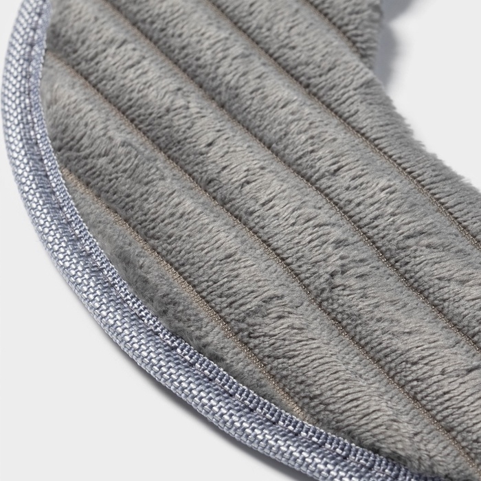 Чехол на сиденье для унитаза на липучках Доляна &laquo;Плюша&raquo;, 37&times;42 см, цвет МИКС