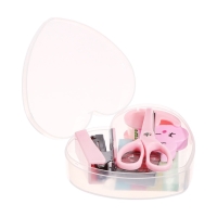 Степлер №10, от 5л, скобы 500шт, дисп.с клейк.лент10мм*2м,ножн,ластик,блок50л-4цв-10х49мм