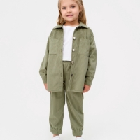 Костюм для девочки KAFTAN "Velvet", размер 38 (146-152), цвет зелёный