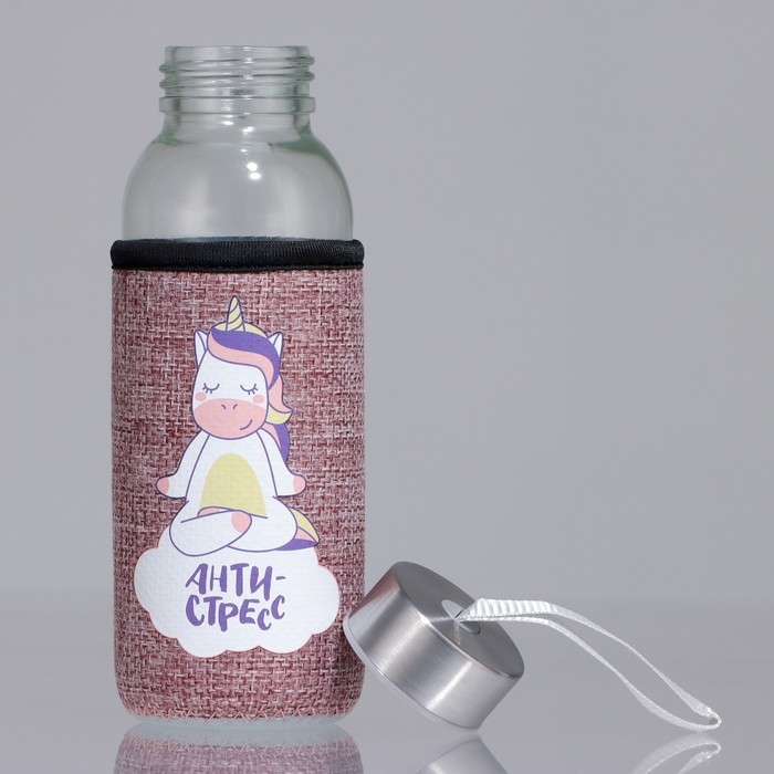 Бутылка для воды в чехле SVOBODA VOLI &laquo;Антистресс&raquo;, 350 мл