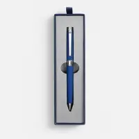 Ручка шариковая Broad Ring Soft Touch в футляре, синяя