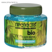 Гель для укладки Прелесть Bio &laquo;Двойной объём&raquo;, сильная фиксация, 250 мл