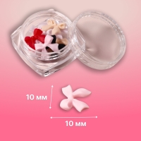 Фигурки для дизайна ногтей &laquo;Бантики&raquo;, объёмные, разноцветные