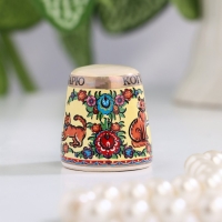 Сувенир напёрсток "Кошки", керамика Сувенир напёрсток "Кошки", керамика