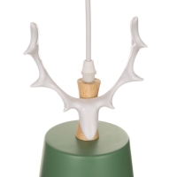 Светильник BayerLux "Олень" 1хE27 40Вт зеленый-белый 13х13х100 см