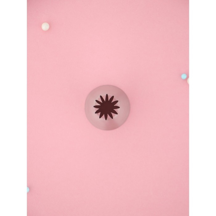 Насадка кондитерская KONFINETTA &laquo;Закрытая звезда&raquo;, d=3 см, выход 1 см, нержавеющая сталь